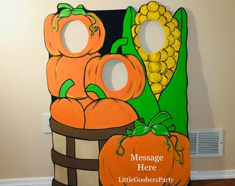 Corn pumpkin patch