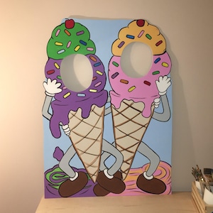 Ice Cream Duo Display Board