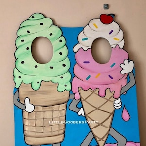 Ice Cream Cone Photo Cutout