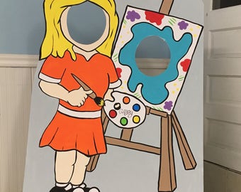 Face hole cutouts | Etsy