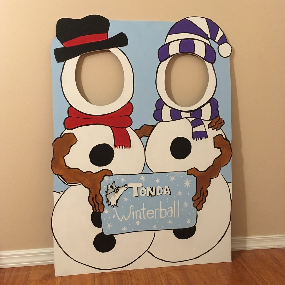 Winter Wonderland - Selfie Photo Booth Frame & Props...