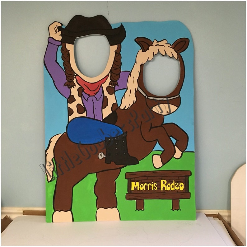 Cowboy Photo Booth Prop . 1 Large Cowboy Birthday Party Prop Etsy