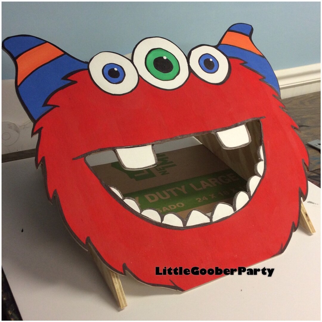 Monster Party Game, Monster Toss, Outdoor Yard Game, Halloween Cornhole Game Etsy