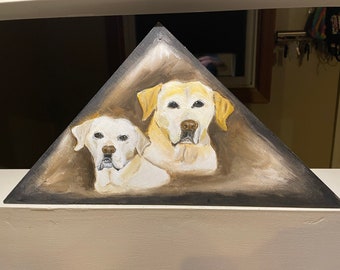 Custom Hand Painted Pet Portraits, Ornaments, Keepsakes