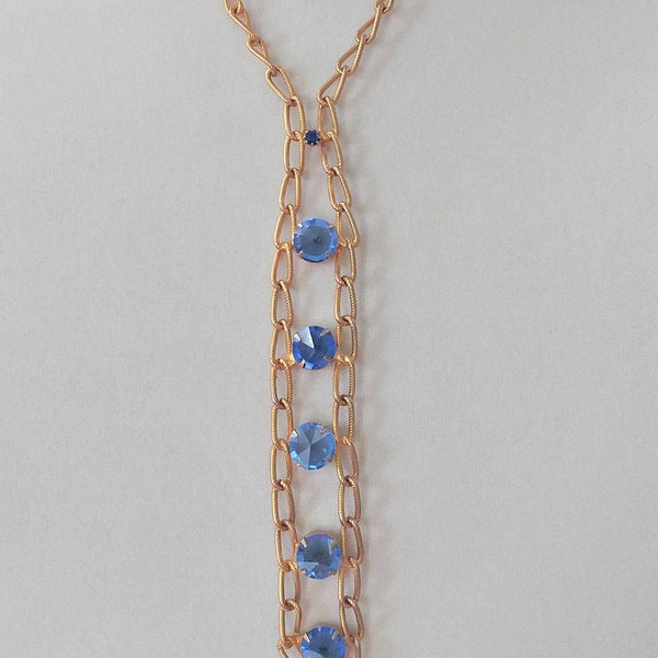 rhinestone neck tie