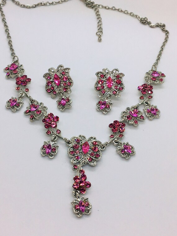 Rhinestone butterfly necklace online