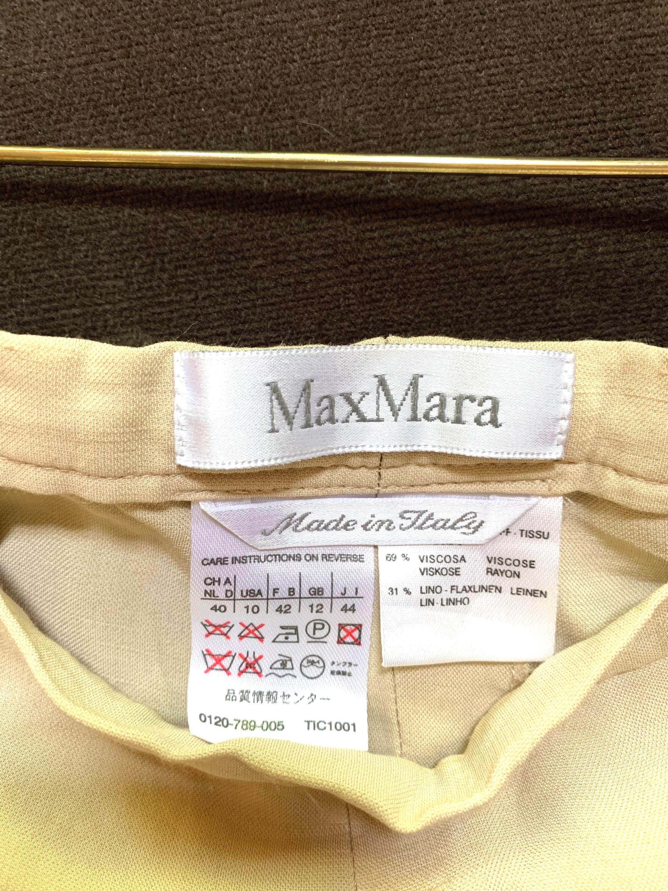 パンツ MAX MARA Woman Pants Beige 2511781068600 001 Beige pants trousers | Max Mara