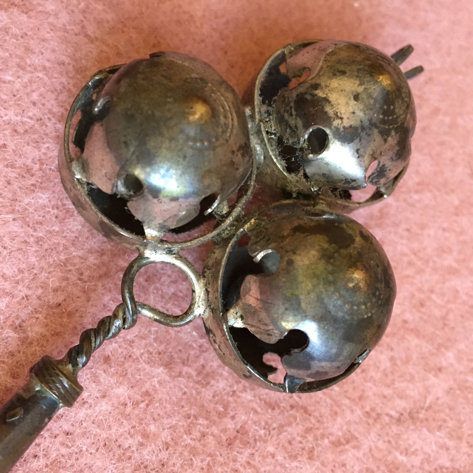 Antique Victorian Baby Rattle Silver Baby Rattle With Etsy