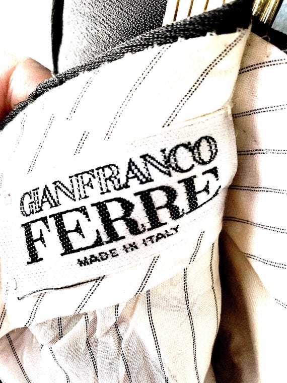 Gianfranco Ferré, Vintage Gianfranco Ferre Wool Trousers: Pleated Dress Pants, Made in Italy