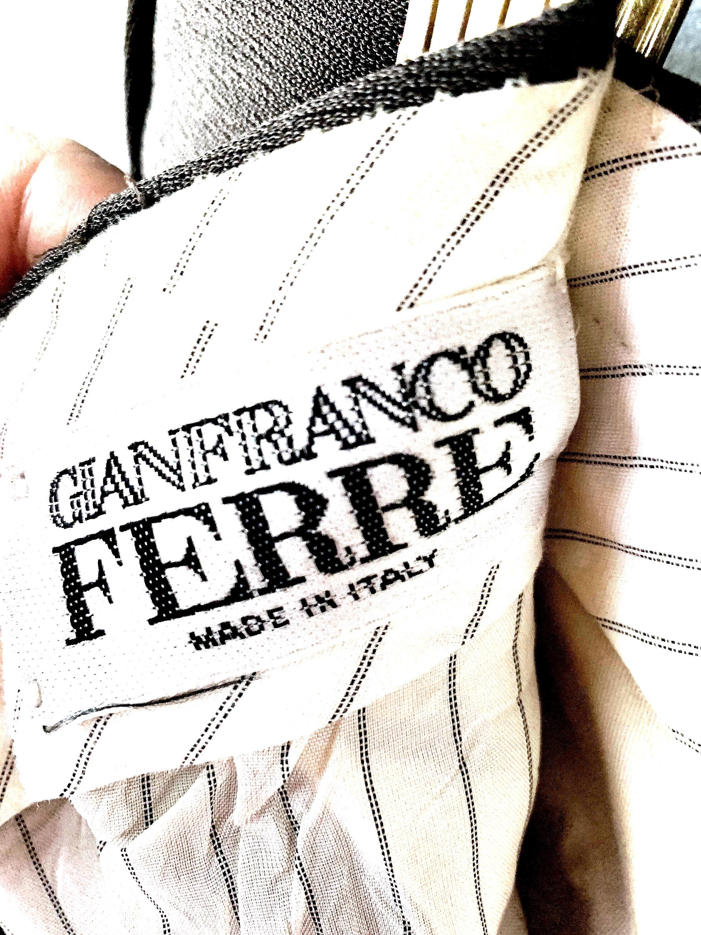 Vintage Gianfranco Ferre Wool Trousers: Pleated Dress Pants, Made