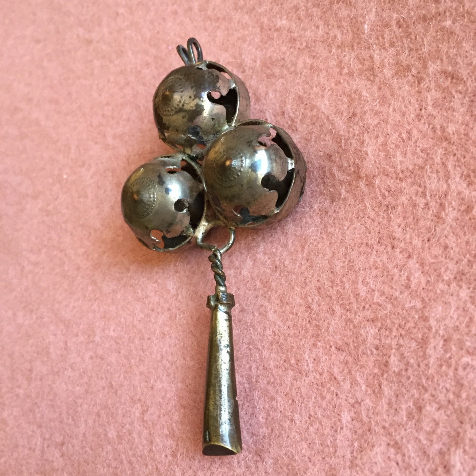 Antique Victorian Baby Rattle Silver Baby Rattle With Etsy