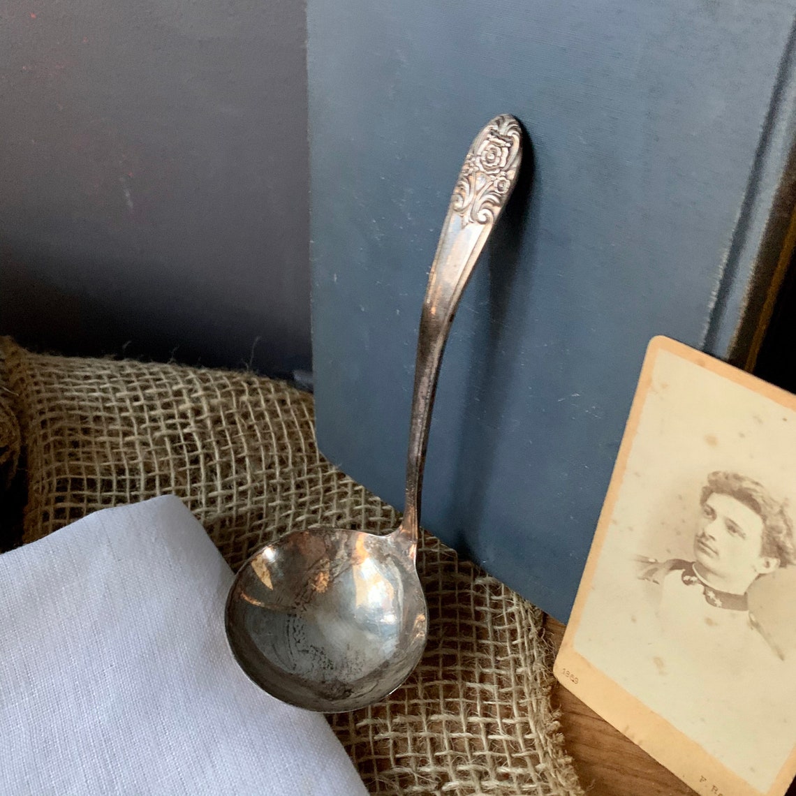 Vintage Gravy Ladle Small Sauce Spoon Mayonnaise Ladle Etsy