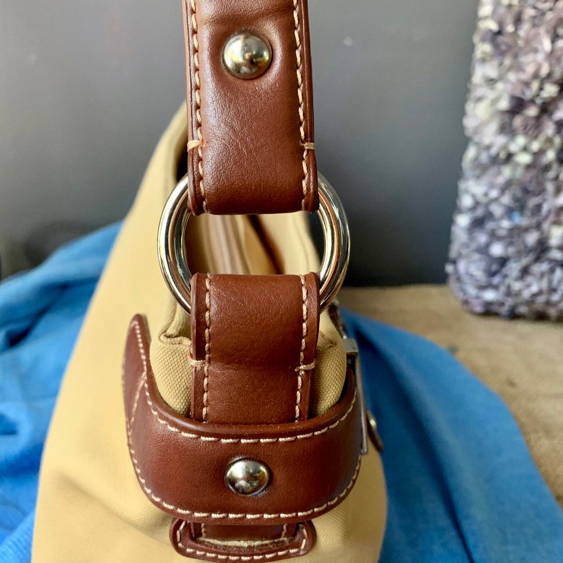 Etienne Aigner Tan Leather Purse Shoulder Strap - $30 - From Lori