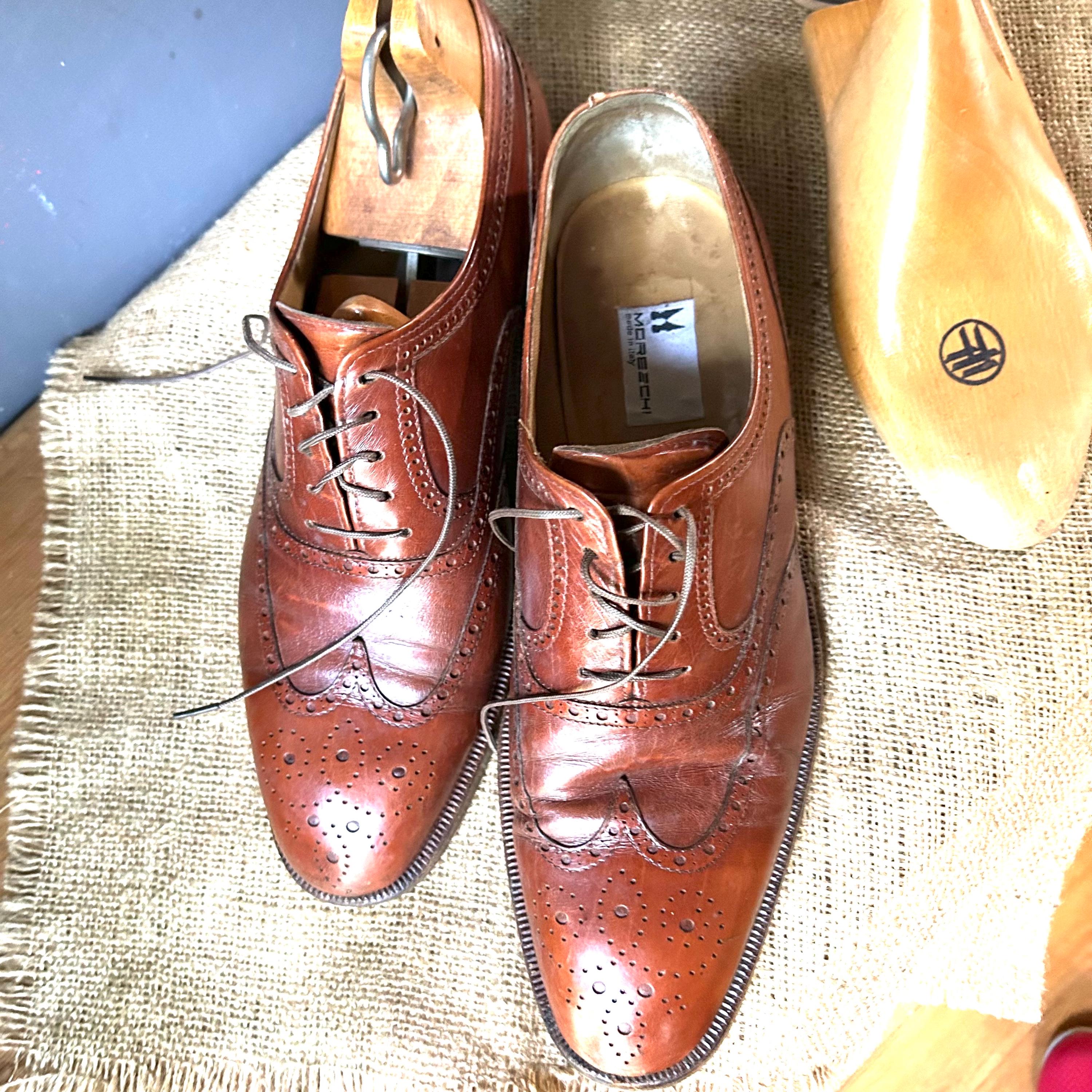 Vintage Oxford Men Shoes, Moreschi Italy, 11 display picture 3