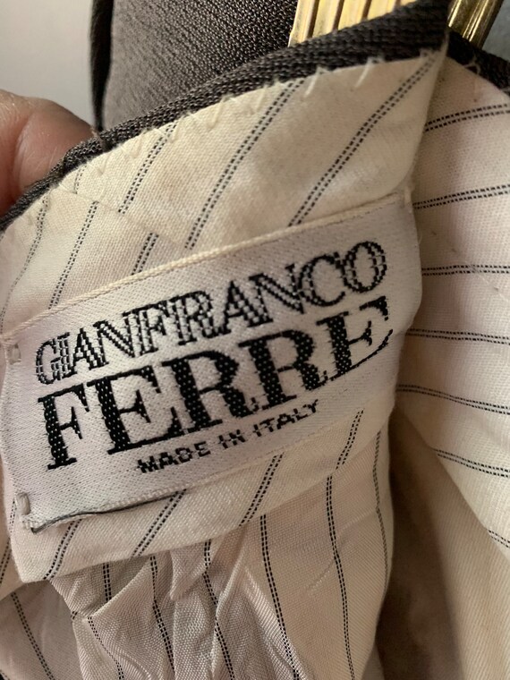 Vintage Gianfranco Ferre Pants for Man, Wool Mens 