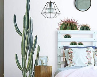 Desert Landscape Cactus Sun Wall Sticker Vinyl Decal Mural Art Decor EH1279