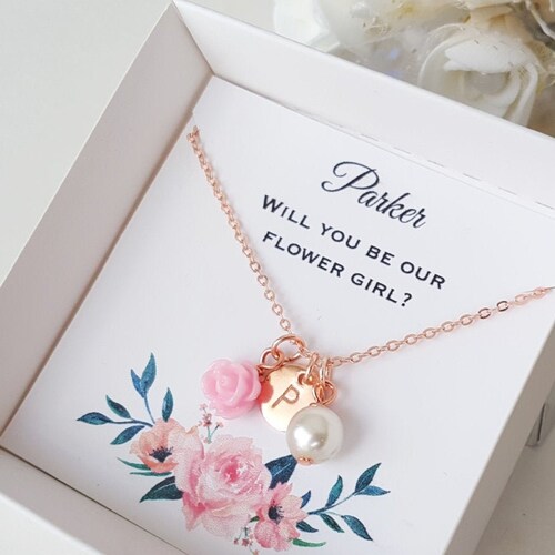 Flower Girl Proposal Gift Will You Be Our Flower Girl Etsy