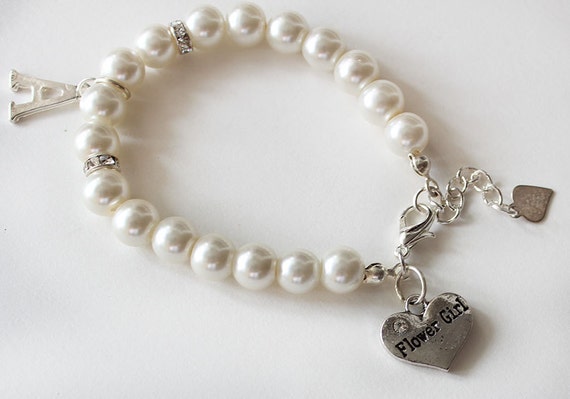 Bracciale Con Perle E Iniziale Dorata Regolabile – Gioiello Delicato Per Donna, Damigella, Sposa, Regalo Speciale - 4