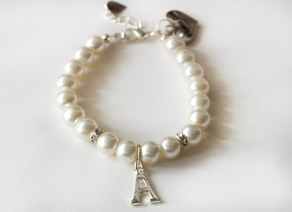 Bracciale personalizzato in oro e perle, regalo per la proposta di matrimonio della damigella d'onore - Italia