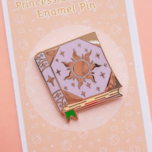 Tangled / Rapunzel Storybook Pin l Hard Enamel Pin l PumpkinQueenPins