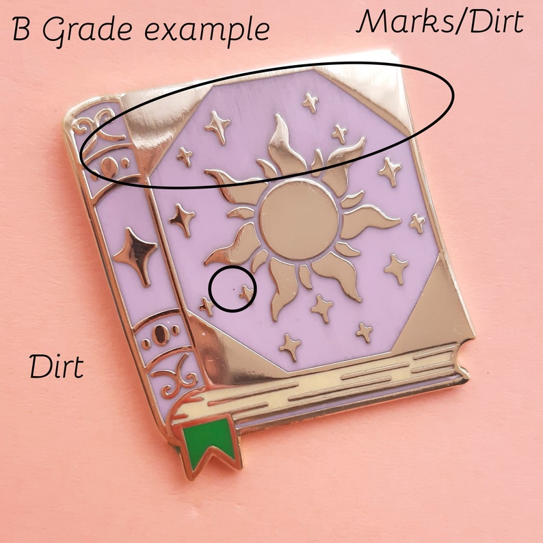 Tangled / Rapunzel Storybook Pin GRADES A & B L Hard Enamel Etsy