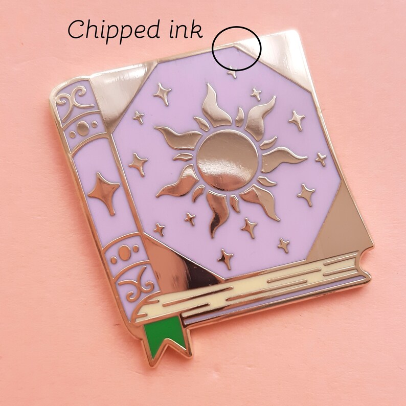 Tangled / Rapunzel Storybook Pin GRADES A & B L Hard Enamel Etsy