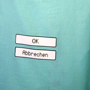 Sale: OK - Abbrechen Beutel, Baumwollbeutel bedruckt, Einkaufstasche, Shopper, Siebdruck
