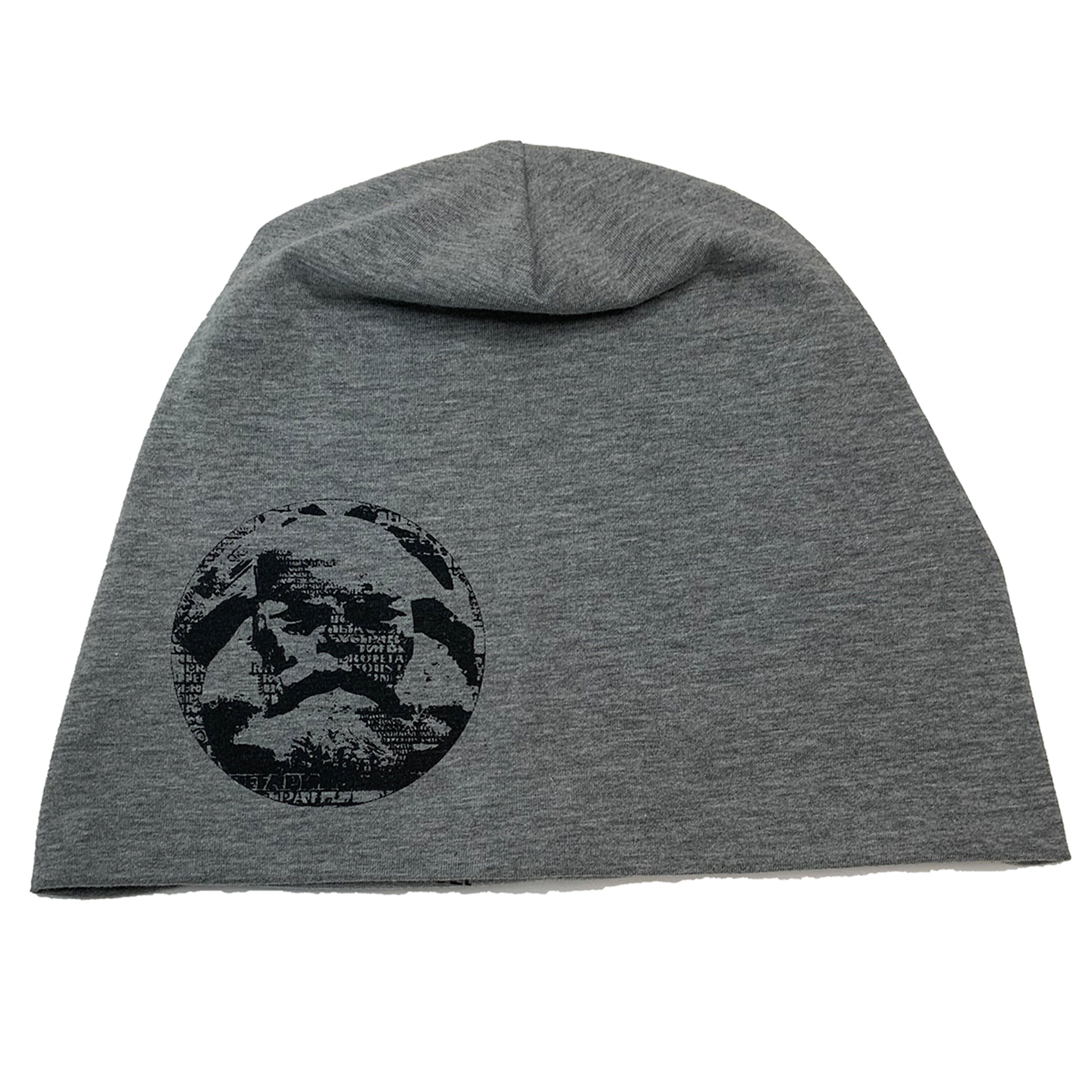 Beanie Cap Karl-marx, Grey, Printed, Culture, Chemnitz