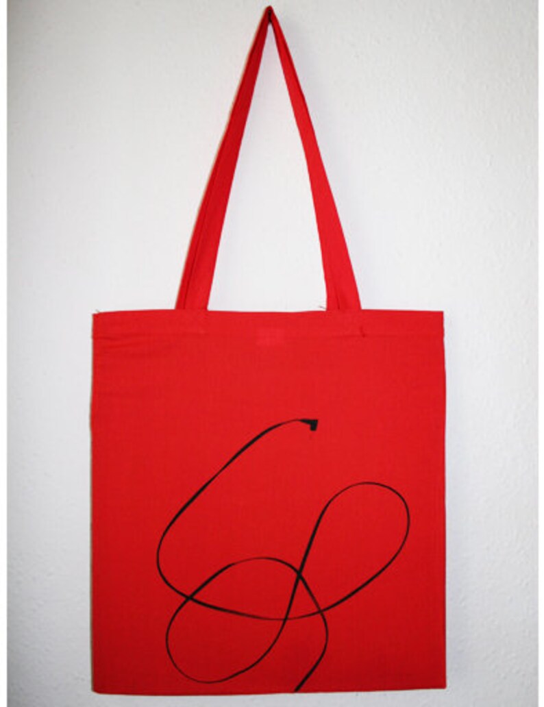 Sale: bag headphones, red, carrying bag, jute bag, cotton bag, shopper image 2