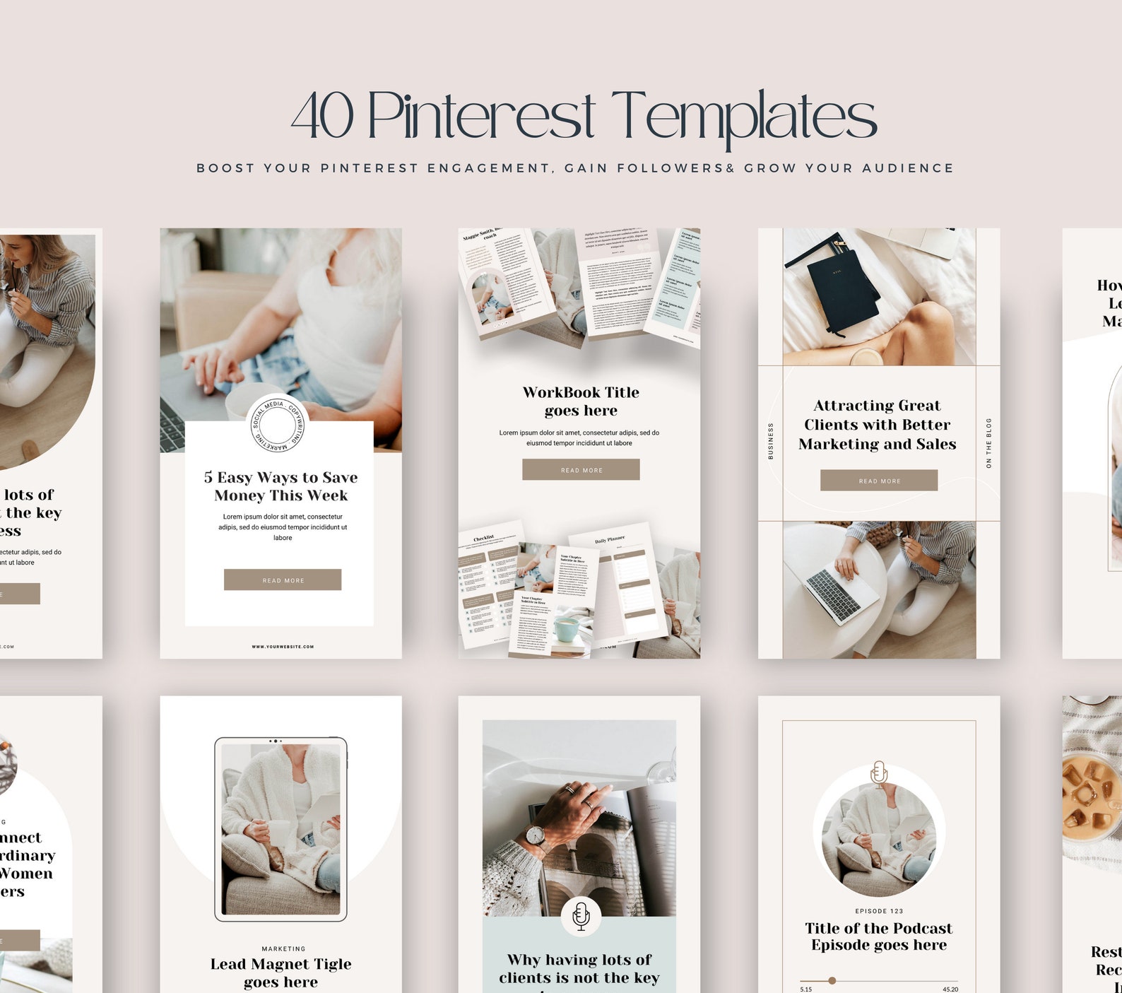 Canva Social Media Templates Maggie Small Business Canva - Etsy