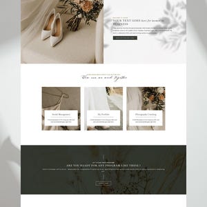 Photography WordPress Template Vivien Pro / Divi Child Theme / Event Planner / Florist /Wedding Photography / Stylist image 5