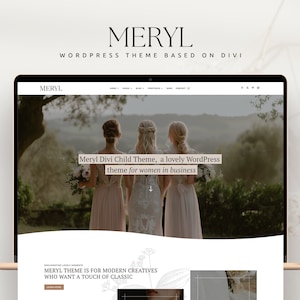 Boho Photography WordPress Theme / Event Planner / Divi Child Theme / stylist / flourists / portrait photographers