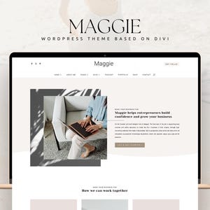WordPress Theme Business Coach / Lifestyle Coach / Divi Child Theme / Copywritter / Media Manager
