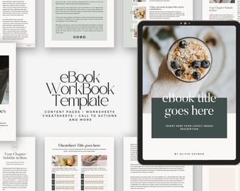 Green Canva Wellness Health Ebook Workbook Template Kathy / Mental health / Therapist / Counselor / Coach