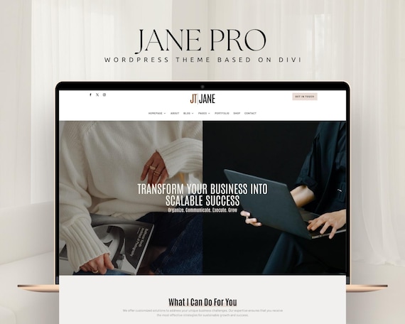 Business WordPress Theme Divi 5 – Jane Pro