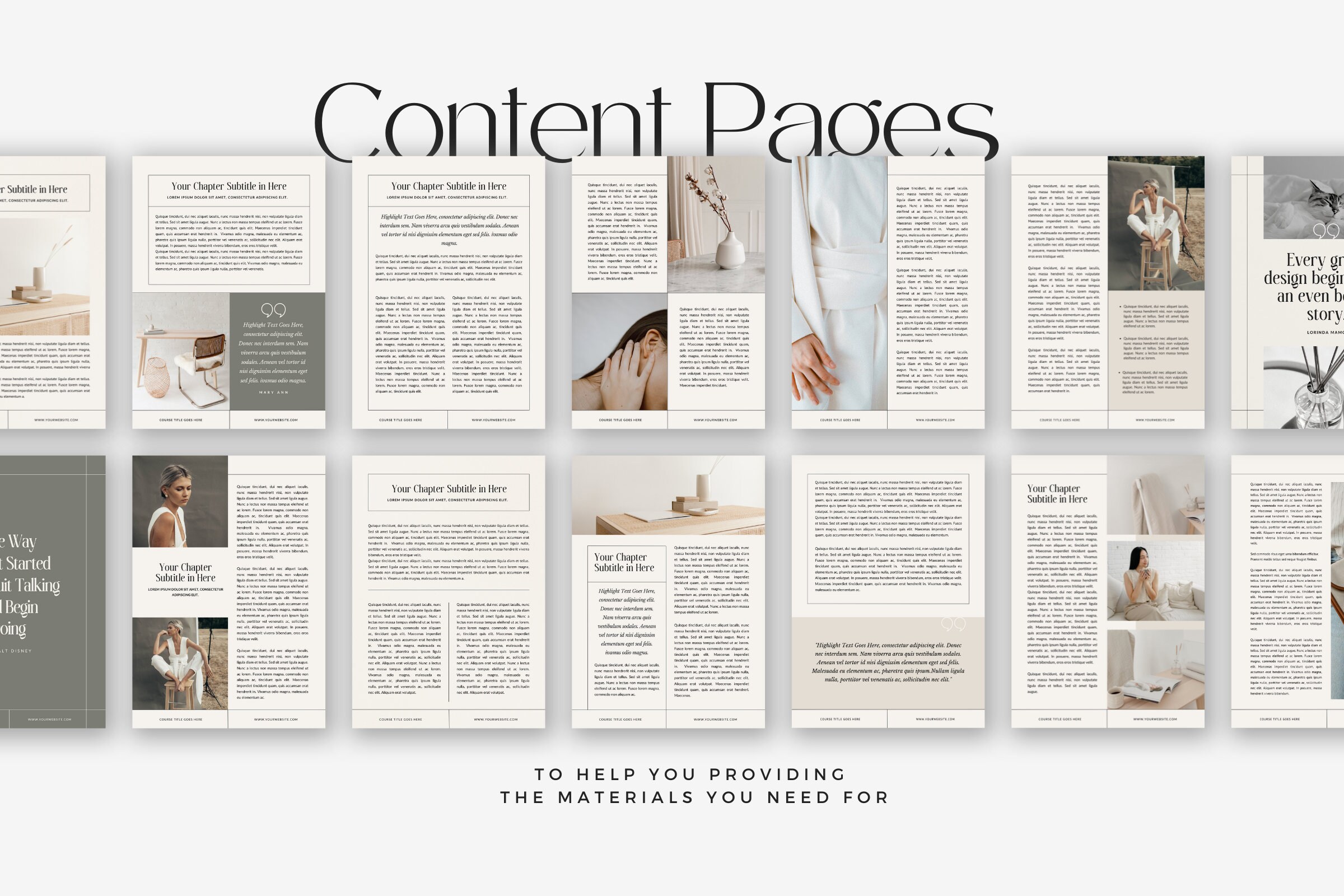 Canva Ebook Workbook Template Ingrid / Content Creator / Media Manager ...