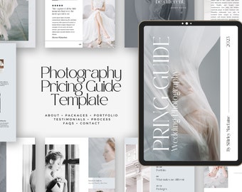 Photography Pricing Guide Template | Canva Brochure