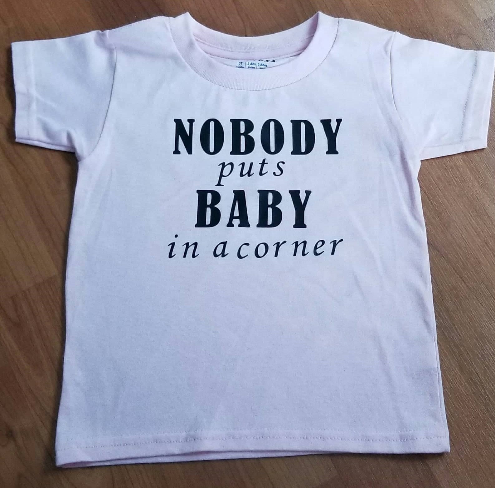 Ed argument Patriotisk Nobody Puts Baby in a Corner Shirt Unisex Toddler T-shirt - Etsy