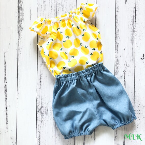 infant shorts and top set