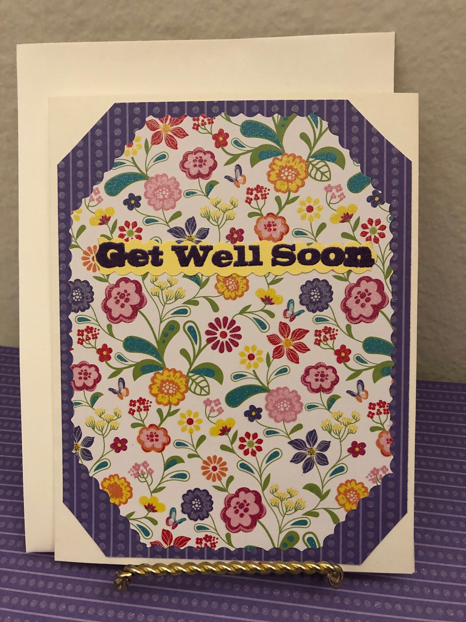 Get Well Soon Card Handmade Card Breast Cancer Card Cute Etsy