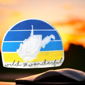 Wild & Wonderful WV Custom Decal Laptop Cup Auto Window