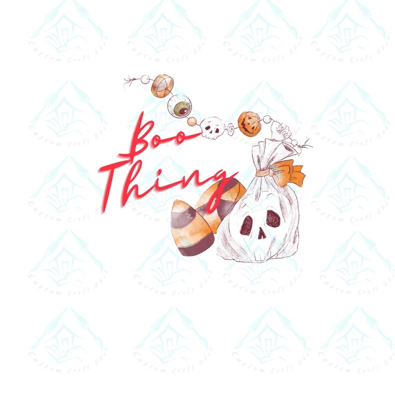 Boo Thing Ghost Candy Corn/digital Designs/sublimation/png/ - Etsy