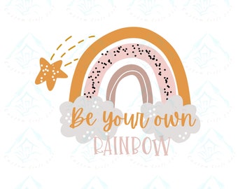 Seien Sie Ihre eigenen Regenbogen/Sublimation/Glück/PNG /
