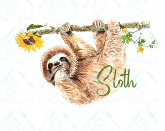 Bolso De Viaje Ctor Cute Sloth Hanging On Tree Waterproof Bolso De Viaje Ctor Cute Sloth Hanging On Tree Waterproof