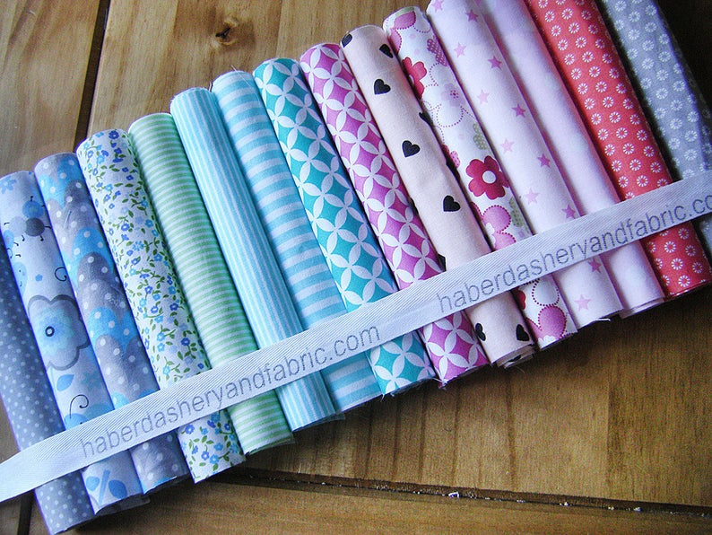 Fabric Remnants Bundle CHAMELEON15 Quilting Fabrics Precut Etsy