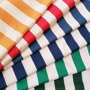 Waterproof Fabric Stripes Design 6cm Water Repellent Fabric - Outdoor fabric PU Coated fabric Water Resistant Fabric Outdoor Cushions
