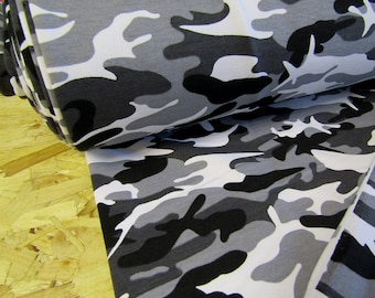 Sweatshirt jersey fabric Two-Tone Camouflage French Terry Jersey Fabric  flexible Jersey Knit Cotton Jersey cotton fabric Camo jersey