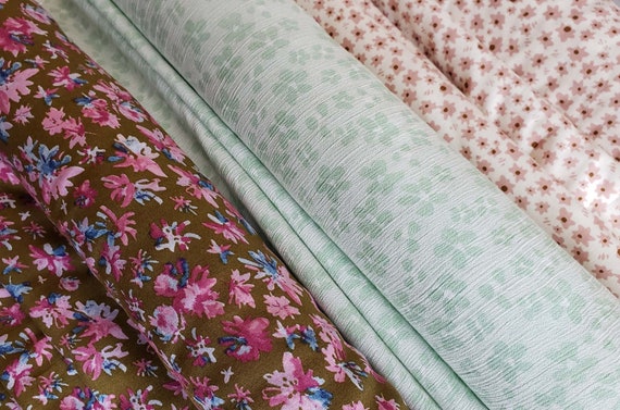 Floral Viscose Rayon Fabric Dressmaking Fabric Viscose Dress Fabric Fine Fabric