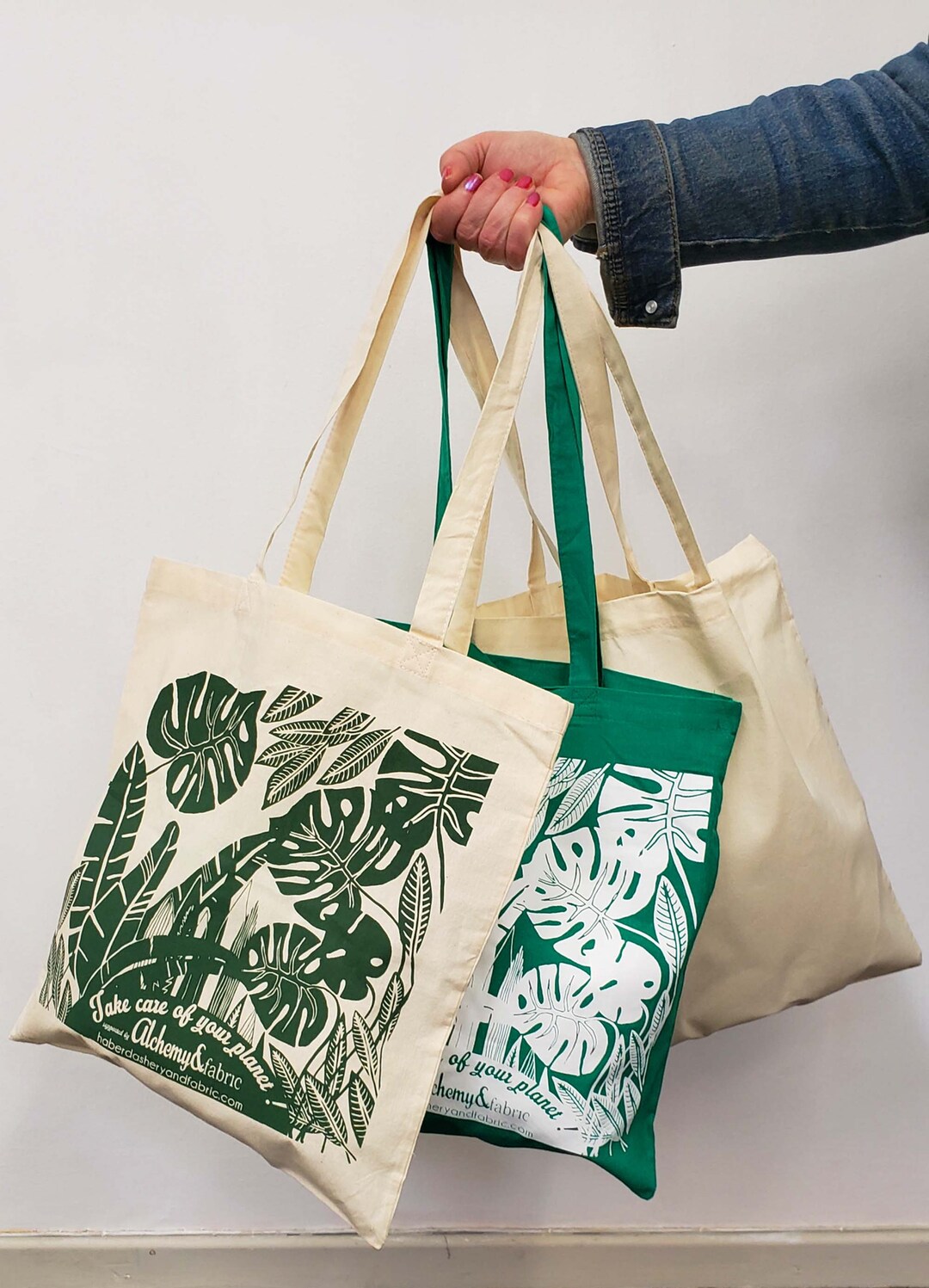 エコバッグ GREEN STUFF Casually boxy shopper bag 53 vivid cotton aqua b Quilted Velvet Everything Bag - Electric Green – Quilted Koala