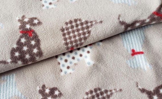 Butterfly Print Fleece Fabric: Hot Pink, Soft & Cozy